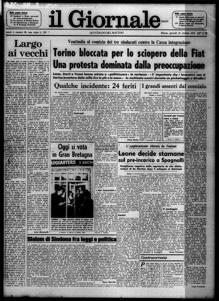 Il giornale nuovo : quotidiano del mattino